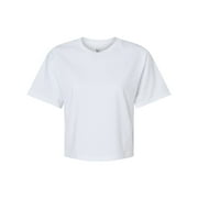 American Apparel - Womens Fine Jersey Boxy Tee - 102 - White - Size S