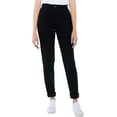 thumbnail image 1 of American Apparel Women's High-Waist Jean, black, 32W/32, 1 of 6