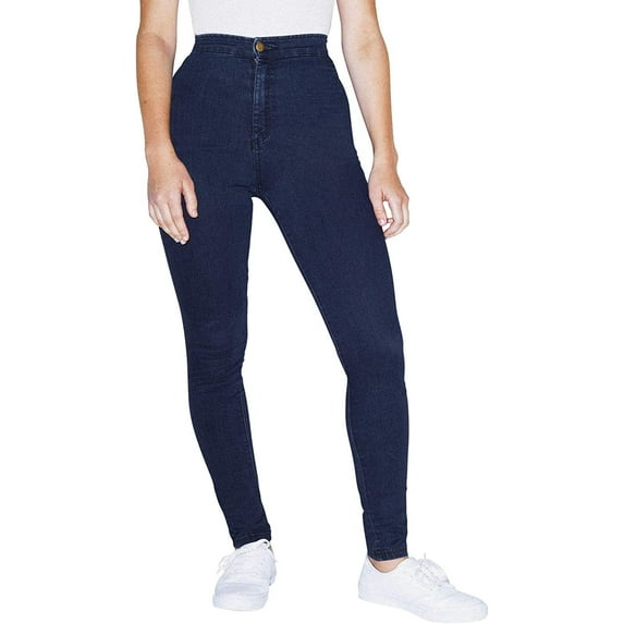 American Apparel Women's The Easy Jean, Dark Wash, Large