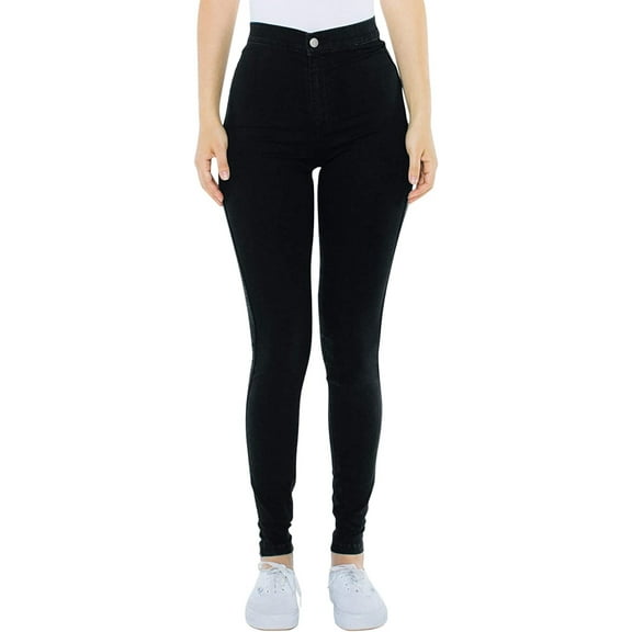 American Apparel Women's The Easy Jean, black, Small