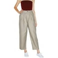 thumbnail image 1 of American Apparel Women's Twill Pleated Pant, Vintage Khaki, 26W/27L, 1 of 7