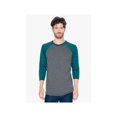 thumbnail image 1 of American Apparel men's 50/50 Raglan Three-Quarter Sleeve T-Shirt, 1 of 5