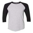 thumbnail image 1 of American Apparel men's 50/50 Raglan Three-Quarter Sleeve T-Shirt, 1 of 5