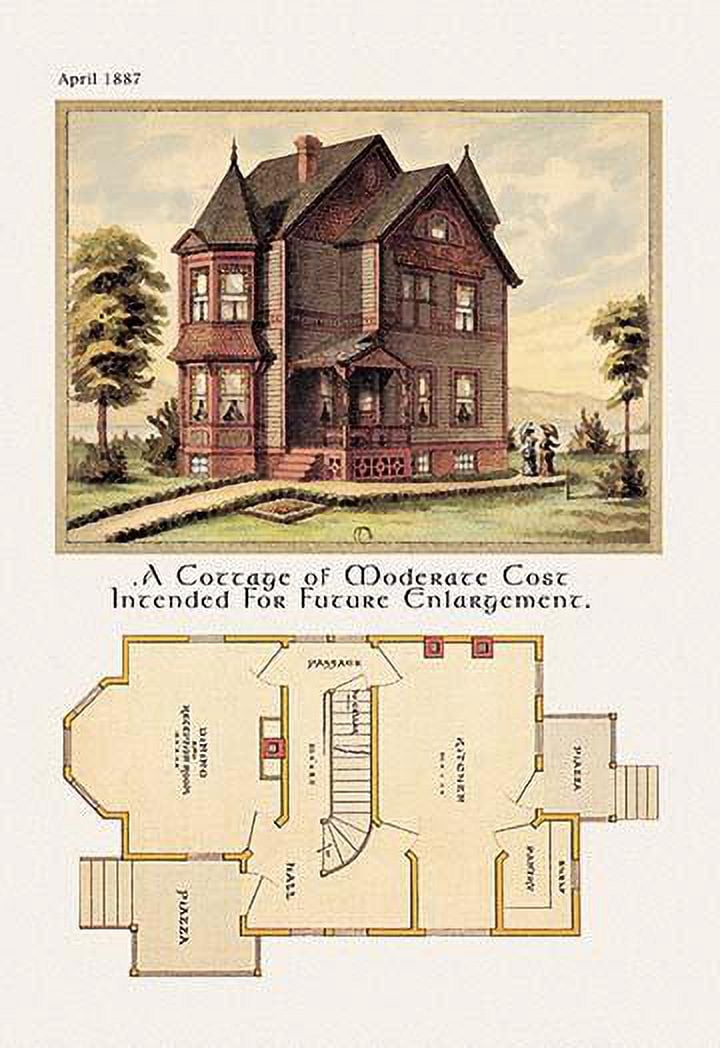 American Architecture of the Victorian Period with an illustration of ...