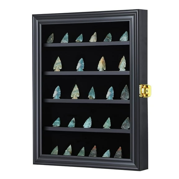 American Arrowhead Matt Black finish Shadow Box