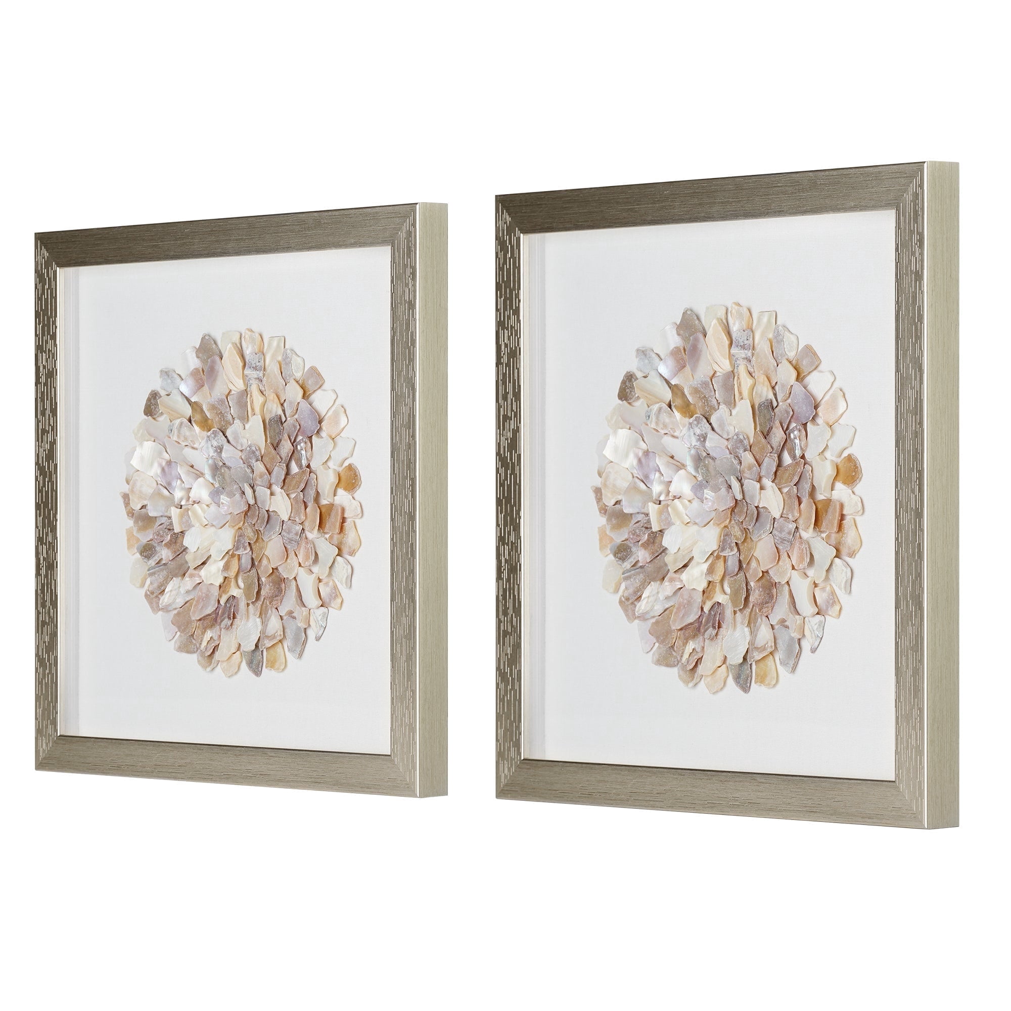 Time Frame Decors American Art Decor A Shell of a Time Framed Mosaic Wall Decor - 11.81 ...