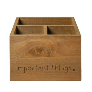 hot sale wooden tabletop stationery organizer