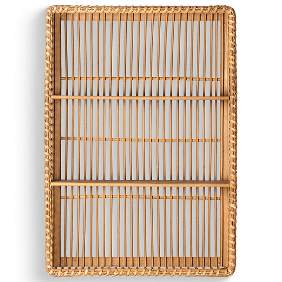 American Art Decor Bay Breeze Bamboo Shelf - 19.7" x 27.6"