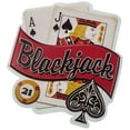 thumbnail image 1 of American Art Decor Blackjack 21 Embossed Metal Sign - Room Decor for Bar, Man Cave, Garage, Game Room & More, 1 of 6