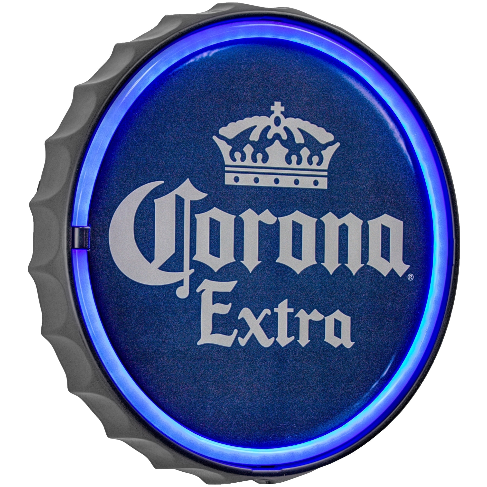 Corona Extra Blue LED Neon Vintage Metal Wall Sign