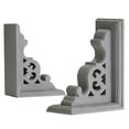 thumbnail image 1 of American Art Decor Decorative Heavy Duty Wood Bookends for Books/CDs/Vinyls/Magazines for Living Room, Bathroom, Bedroom, & Office - Home, Wall Decor & Shelf Accents - Natural, Set of 2, 1 of 8