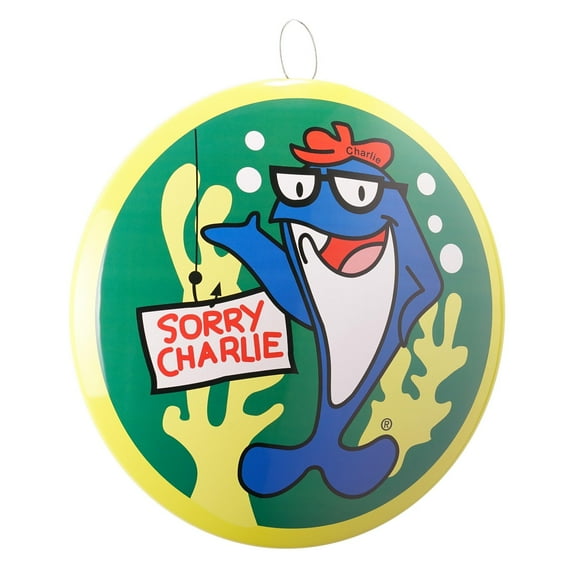 American Art Decor Distressed StarKist Sorry Charlie Dome Metal Sign - 15.5"