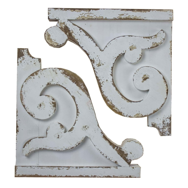 Set Of Two Natural Weathered Gray Corbels Set Of Two Natural Weathered Gray Corbels