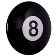 thumbnail image 1 of American Art Decor Eight (8) Ball 15" Dome Metal Sign - Room Decor for Bar, Man Cave, Garage, Game Room & More, 1 of 5