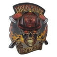 thumbnail image 1 of American Art Decor Firefighter First in, Last Out Embossed Metal Sign - Room Decor for Bar, Man Cave, Garage, Game Room & More, 1 of 7
