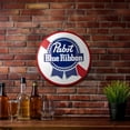 thumbnail image 1 of American Art Decor Pabst Blue Ribbon Metal Wall Art - Vintage Beer Sign for Man Cave Decor, 1 of 9
