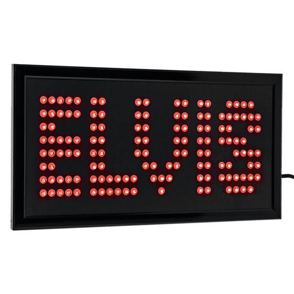 American Art Decor Licensed Elvis Framed Flashing LED Marquee Wall Decorative Sign - 19"x10"x0.75"