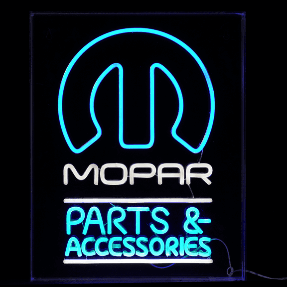 American Art Decor Licensed Mopar Parts & Accessories Acrylic LED Wall Decor Sign - 16" x 20"