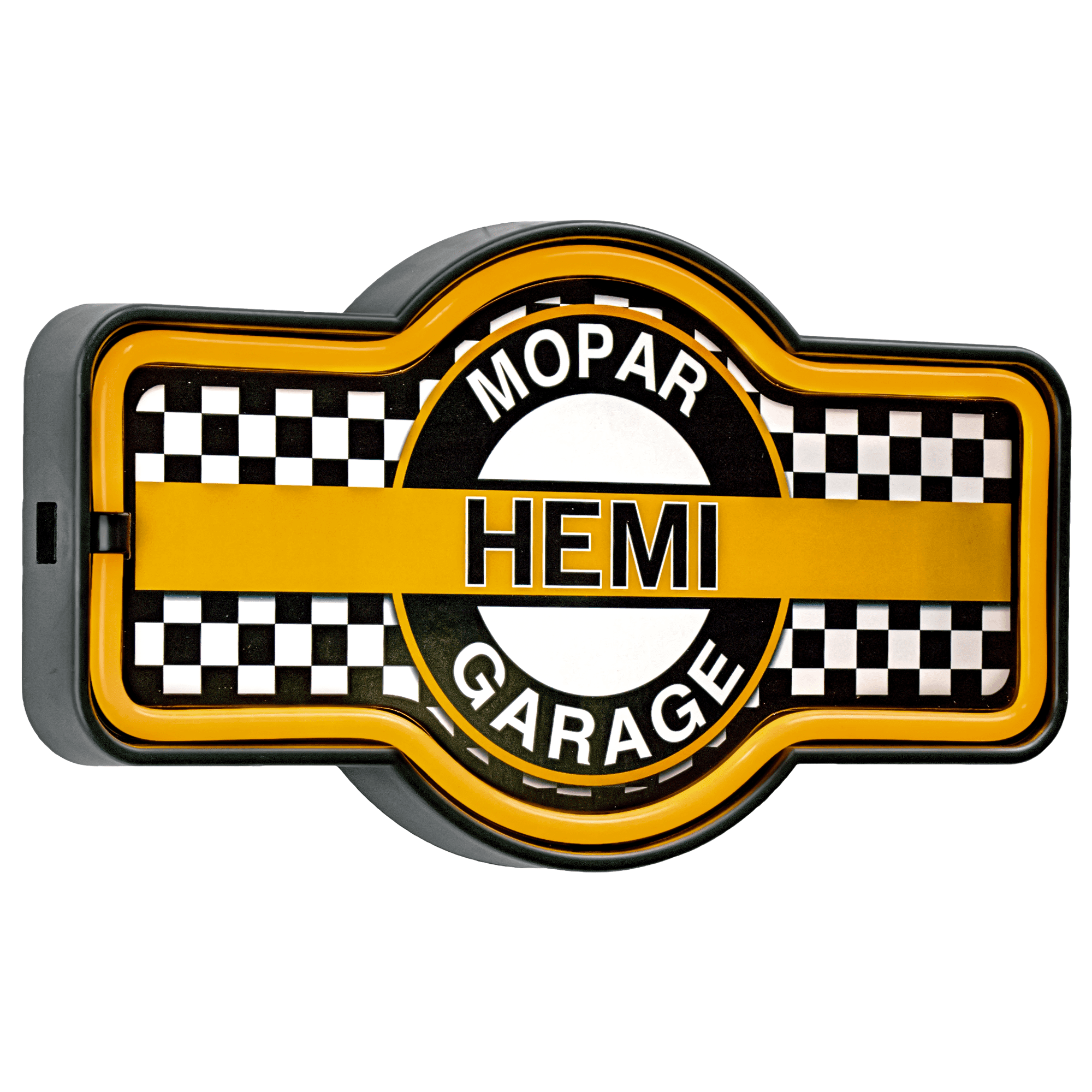 American Art Decor Officially Licensed Chrysler Mopar Hemi Garage LED Neon Light Sign , Multi-color - 9.5" H x 17" L x 1.5" D