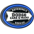 thumbnail image 1 of American Art Decor Officially Licensed Dodge Cars and Trucks LED Sign - 10.25" H x 16" L x 1.5" D, 1 of 15