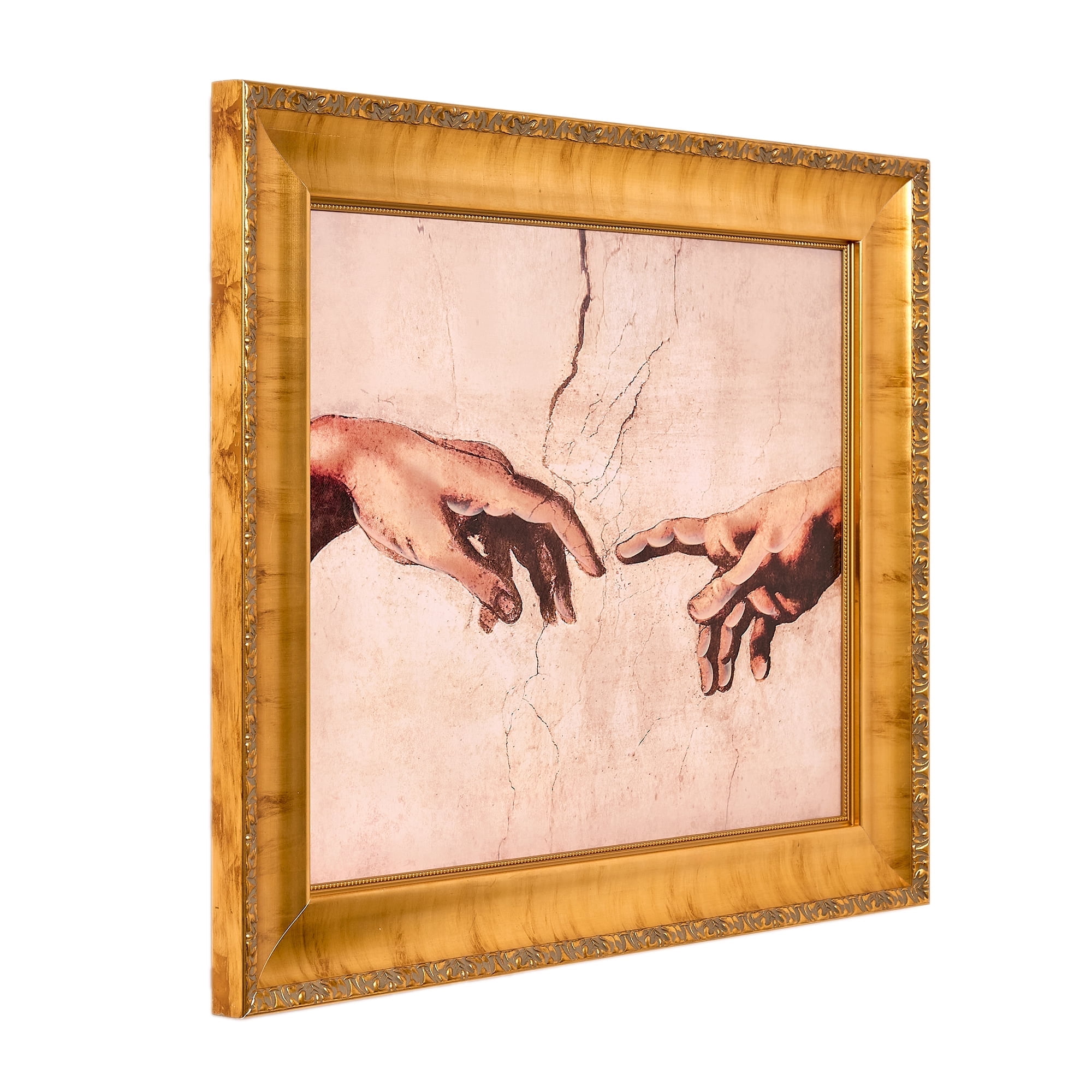 Vincent Van Gogh Ornate Gold Framed Canvas Print 30.62" x 26.75"