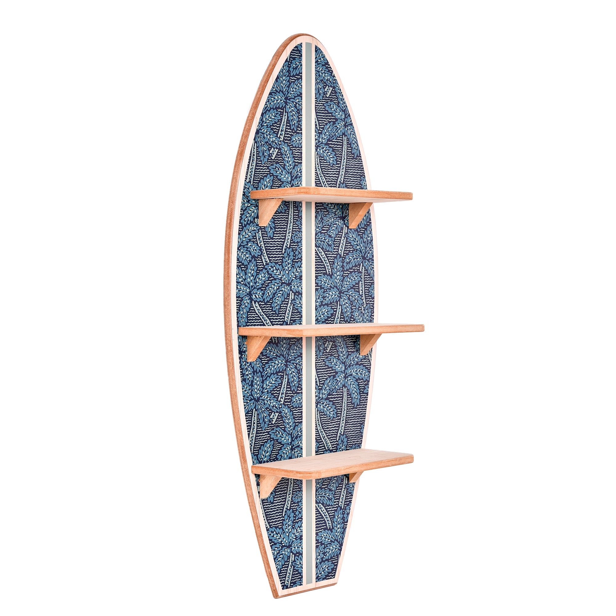 American Art Decor Reyn Spooner Electric Palms - Navy Surfboard Printed