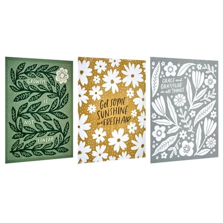 American Art Decor Sentiments 8" x 10" 3-Piece Print Set