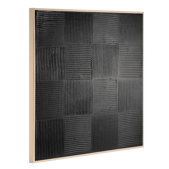 American Art Decor Shadows Over the Plains Framed Textured Print - 35" x 35"