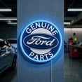 thumbnail image 1 of American Art Decor Vintage Ford LED Plaque Sign - Retro Lighted Wall Art Decor for Man Cave, Garage, Mechanic Shop, Bar & Workshop - Classic Automotive Neon-Style Sign, 1 of 7