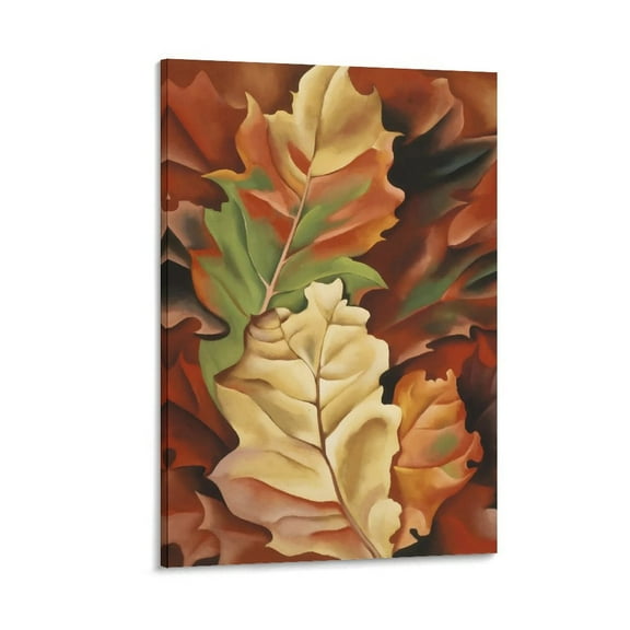 American Artist Georgia O'Keeffe Autumn Leaves Poster Gifts Canvas Painting Poster Wall Art Decorative Picture Prints Modern Decor 16x24inch(40x60cm)