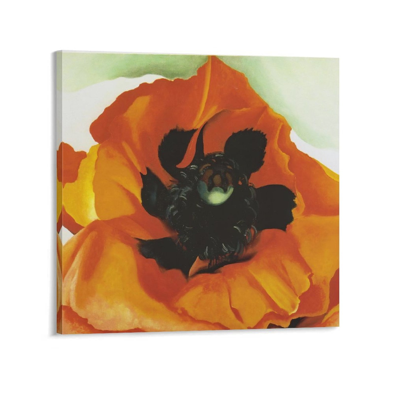 Georgia O'Keeffe Poster 'Teich Im Wald' 50x75cm - Leinwanddruck Für Wanddekoration