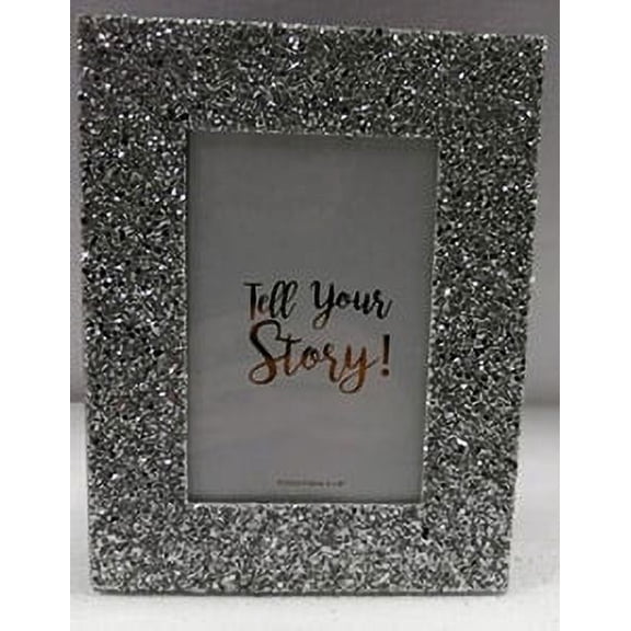 American Atelier Glass Picture Frame, Silver