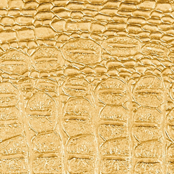 American Atelier Alligator Rectangle Serving Tray with Handles, 14" x 19" x 3", gold