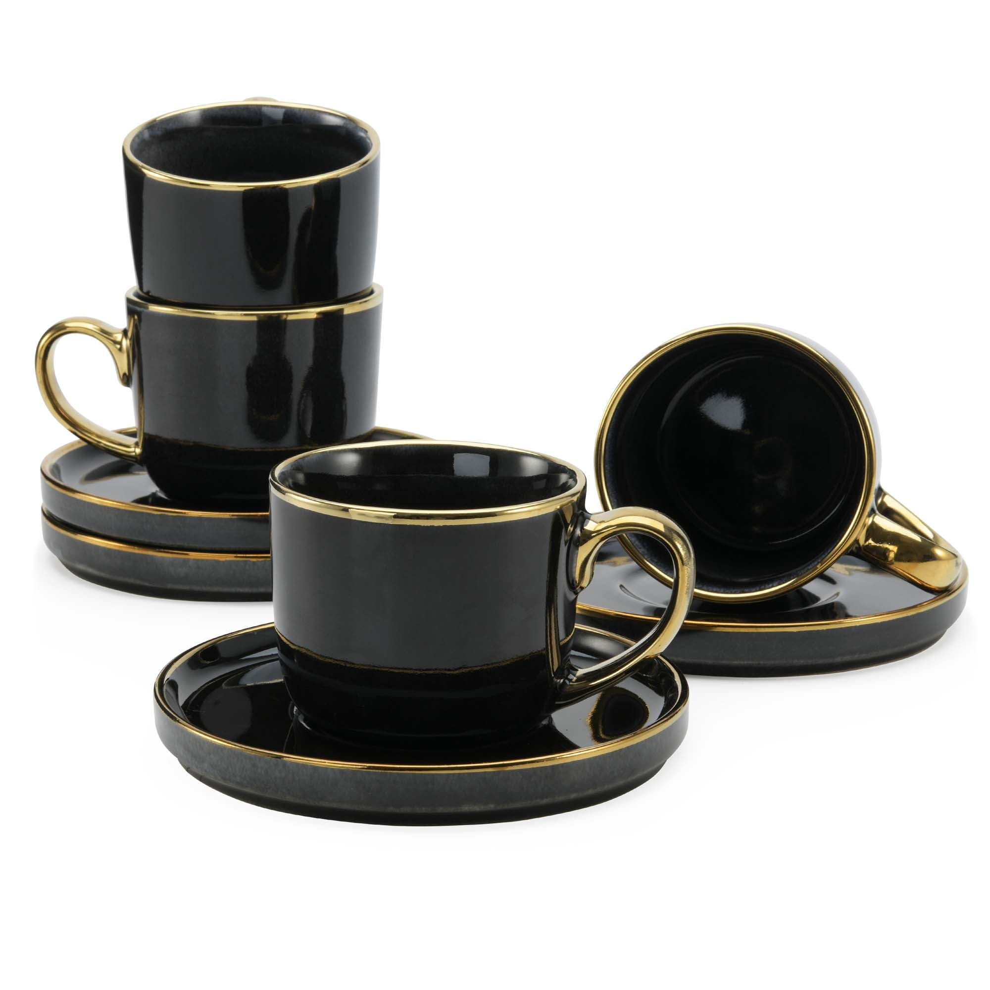 Espresso Cups Saucers By Bruntmor