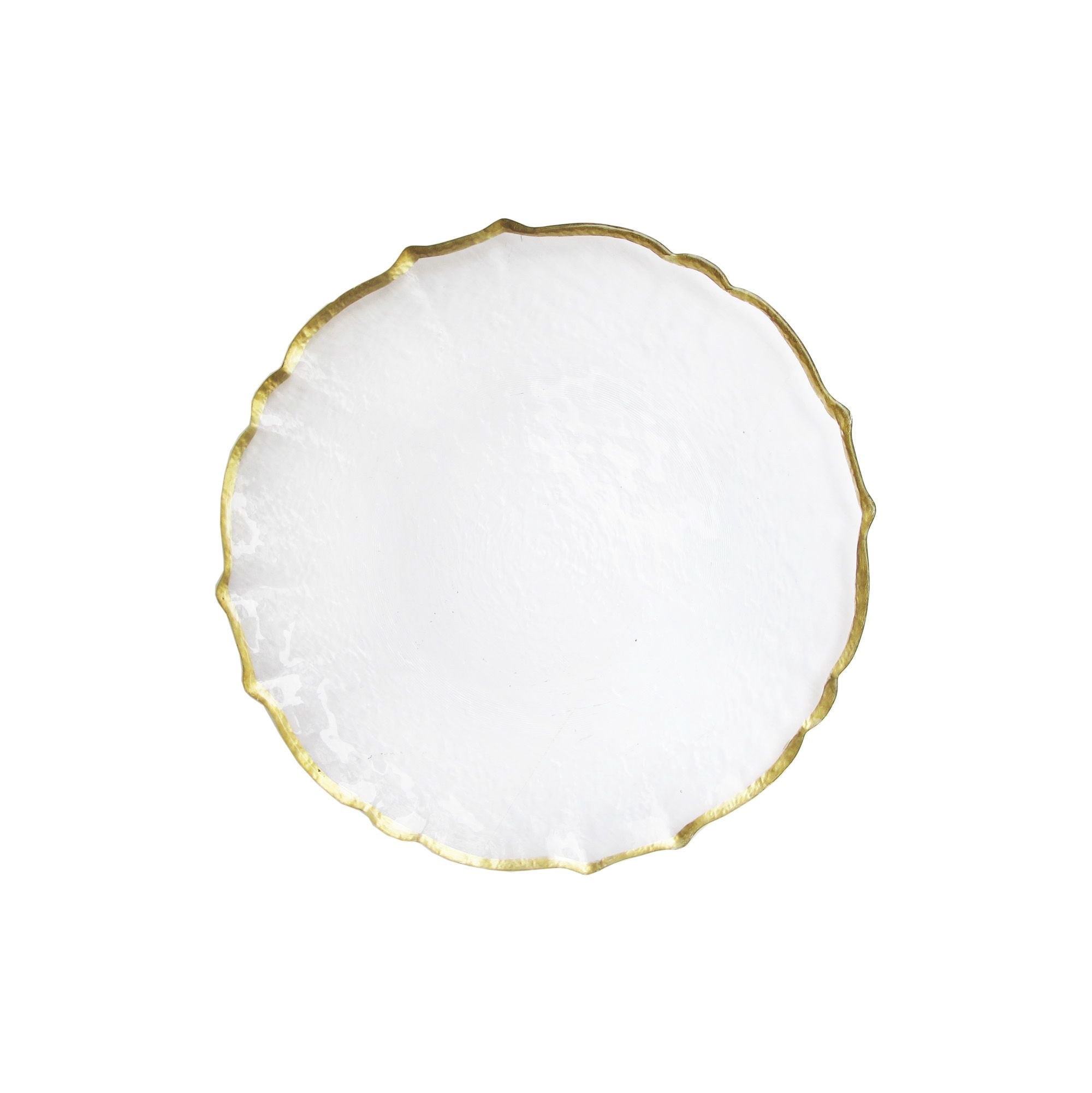 American Atelier Ice Queen with Gold 13” Under Plate