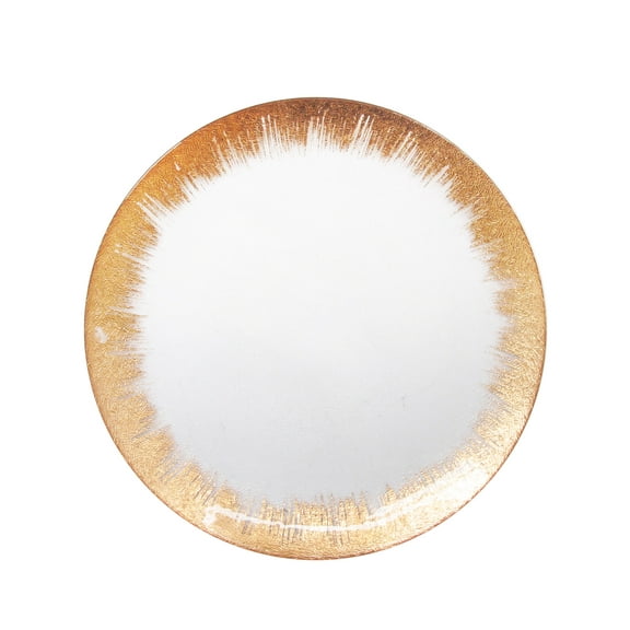 American Atelier Selene Copper Glass Charger Plate 13-Inch
