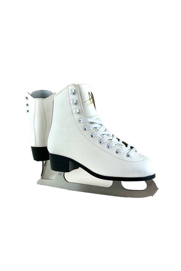Girls' Tricot-Lined Ice Skates, Size 3