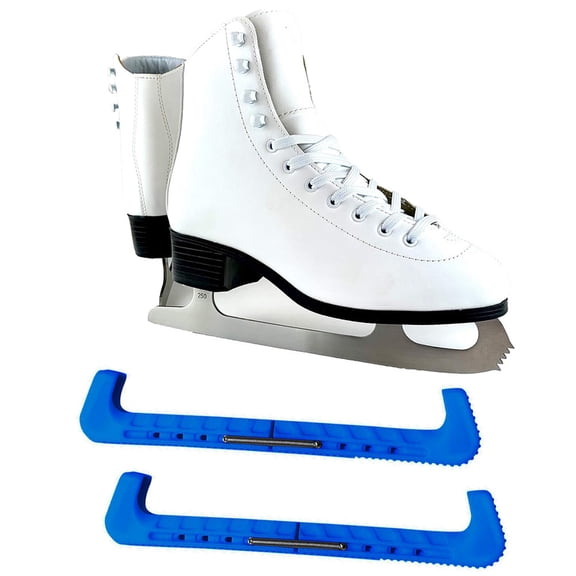 American Athletic Tricot Lined Ice Skates For Women, Recreational Figure Skates With Stainless Steel Blades, Padded Support, Suitable For Indoor & Outdoor Skating, Adjustable Pvc