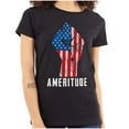 thumbnail image 1 of American Attitude Rebel Patriot Womens Fitted Plus Size Graphic Tee Brisco Brands 2X, 1 of 6