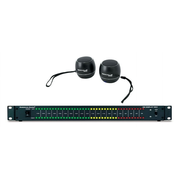 American Audio ADJ DB DISPLAY MKII 19" 5V LED Db Level Display+Home Speakers