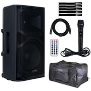 American Audio APX12 GO BT 12 2-Way Battery Powered 200W Active Loudspeaker with Heavy-Duty Tote Bag Package