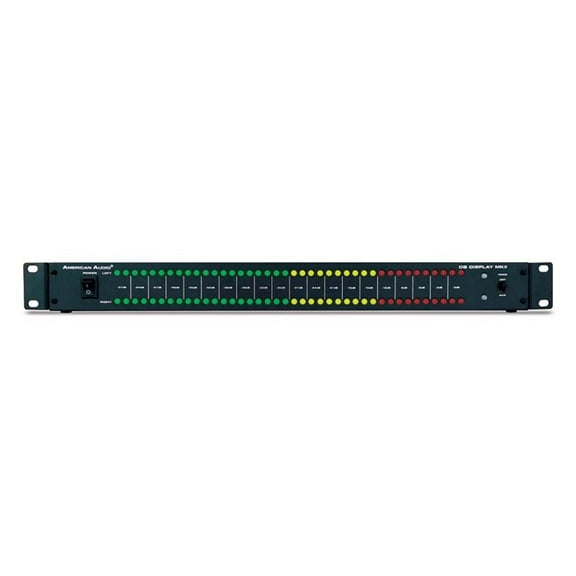 American Audio MKII DB Sound Volume LED Display Monitor Device for Amp Rack