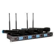 ADJ WMI419 Wireless Microphone System with 4 Cordless Handheld Vocal Mic
