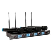 ADJ WMI419 Wireless Microphone System with 4 Cordless Handheld Vocal Mic
