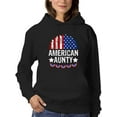 thumbnail image 1 of American Aunty Hoodie Women -Image by Shutterstock, Female Large, 1 of 4