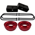 thumbnail image 1 of American Automotive fits 1997-2003 F150 Full Lift Kit 2WD 2.5" Red Billet Front Spring Spacers + 2" Rear Blocks "Road Fury" Series, 1 of 7