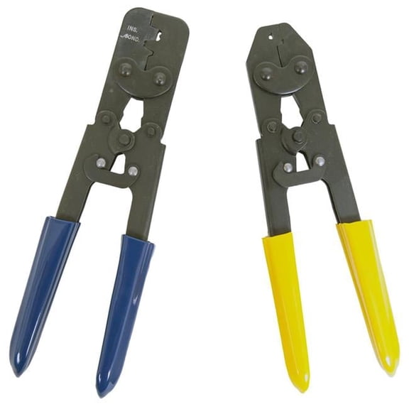 American Autowire  10 to 18 Gauge Crimping Tool with Steel Frame Insulated Handles Double & Single Wire
