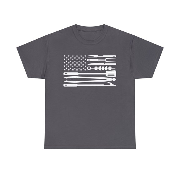 American BBQ Flag Unisex T-shirt