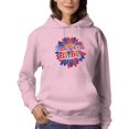 thumbnail image 1 of American Babe Groovy Style Hoodie Women -Image by Shutterstock, Female Medium, 1 of 4