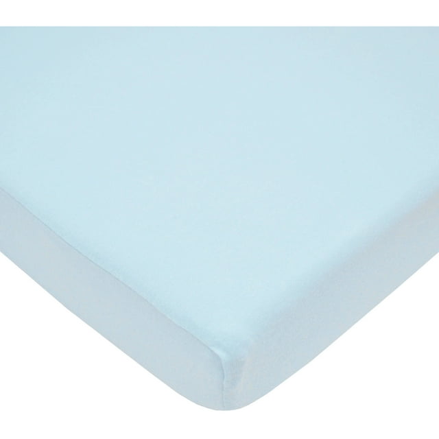 American Baby Co. Cotton Jersey Knit Fitted Mini Crib Sheet, Blue